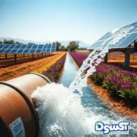 پمپ آب خورشیدی آبیاری مزارع زعفران و پسته بدون نیاز به برق و دیزل